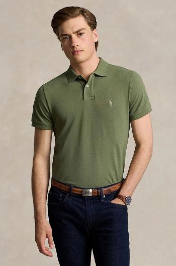 Bavlnené polo tričko Polo Ralph Lauren jednofarebné, 710536856