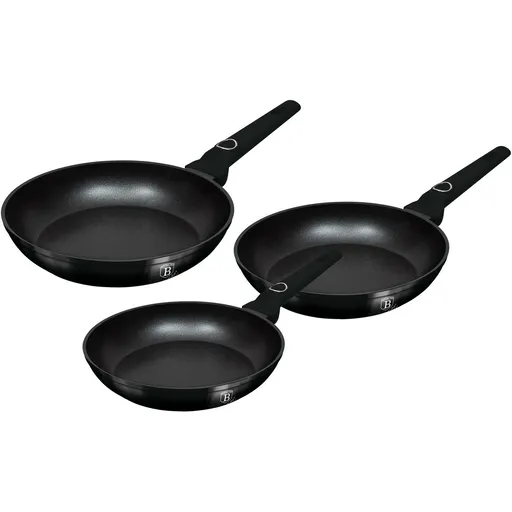 BerlingerHaus Súprava panvíc s titánovým povrchom Black Vantage, 3 ks