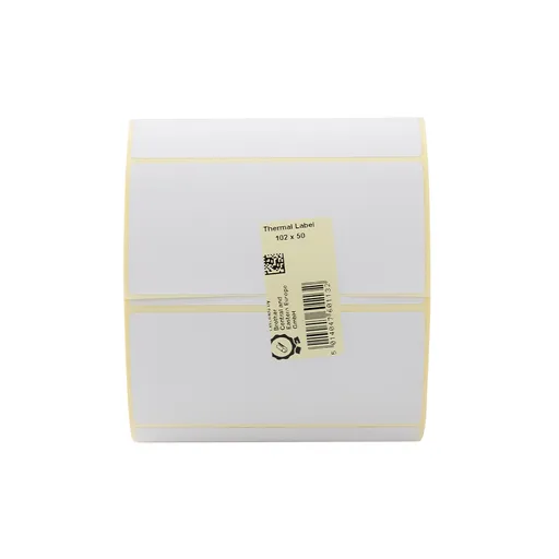 Brother LDE1E050102127P, 102mm x 50mm, originálny biele papierové štítky, 1500 etiket