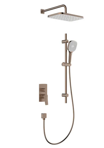 KFA KFA - Malaga sprchový set, podomietkový s posuvným držiakom, PVD brushed rose gold 4529-301-34