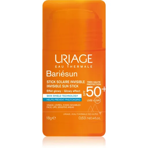 Uriage Bariésun Invisible Sun Stick ochranná tyčinka na citlivé miesta SPF 50+ 18 g