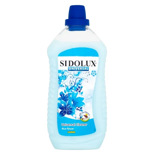 SIDOLUX Universal Blue Flower prostriedok na umývanie všetkých umývateľných povrchov 1 l