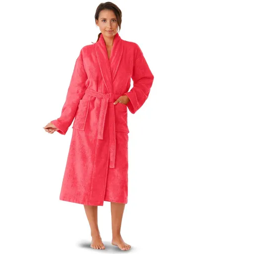 Župan z buklé froté zn. Colombine® so šálovým golierom