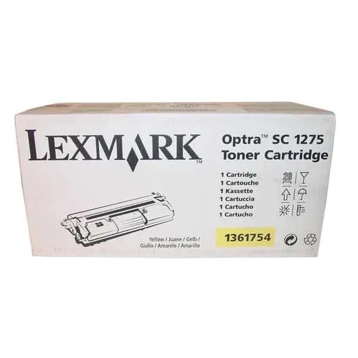LEXMARK 1361754 - originálny toner, žltý, 3500 strán