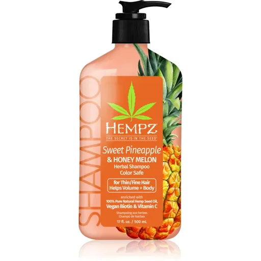 HEMPZ Sweet Pineapple Honey Melon hydratačný šampón na vlasy 500 ml