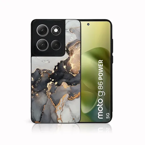 MY ART Ochranný kryt pre Motorola Moto G86 Power 5G GREY MARBLE (140)
