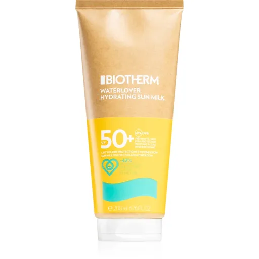 Biotherm Waterlover Hydrating Sun Milk SPF50+ mlieko na opaľovanie SPF 50+ 200 ml