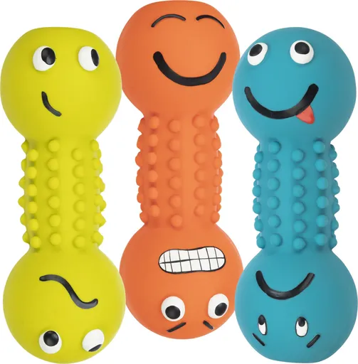 Trixie Latexová činka s tvárou 19 cm