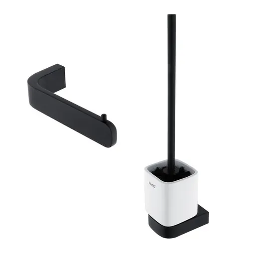 Nimco Nikau súprava kúpeľňových doplnkov čierna NKCSET94KN90