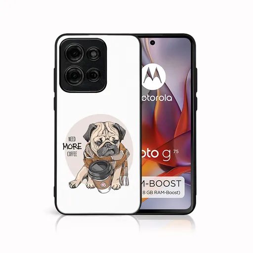 MY ART Ochranný kryt pre Motorola Moto G75 5G MORE COFFEE (184)