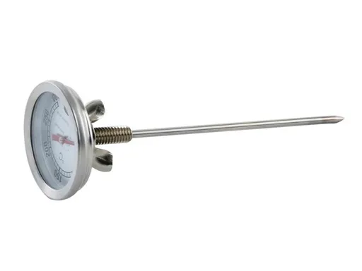 Teploměr nerez do udírny 16 cm