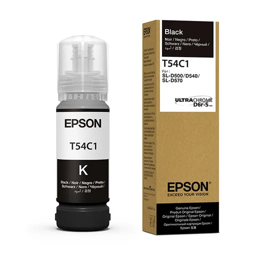 Epson originál ink C13T54C120, black, čierna