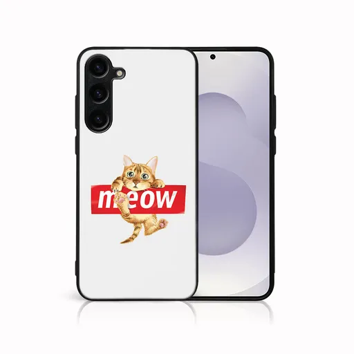 MY ART Ochranný kryt pre Samsung Galaxy S25 5G MEOW (183)