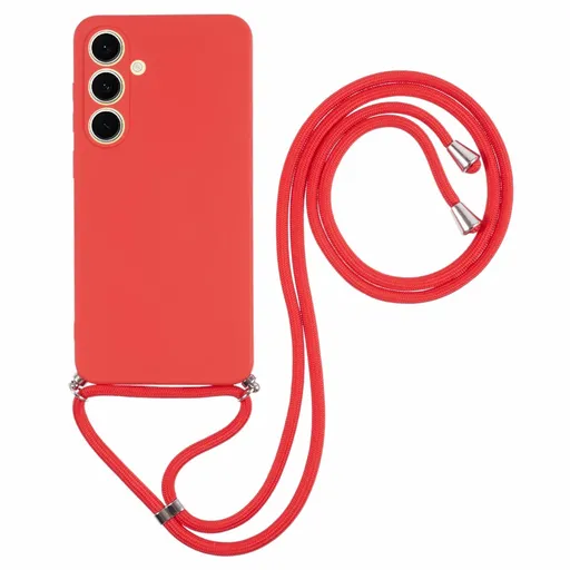 ROPE Kryt so šnúrkou Samsung Galaxy S25 5G červený
