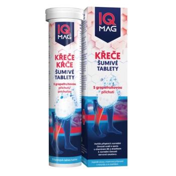 IQ MAG Kŕče grapefruit 20 šumivých tabliet