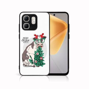 MY ART Kryt s vianočným dizajnom Infinix Hot 50i MERRY CHRISTMAS (074)