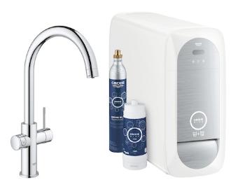 Drezová batéria Grohe Blue Home s výpusťou chróm 31455001