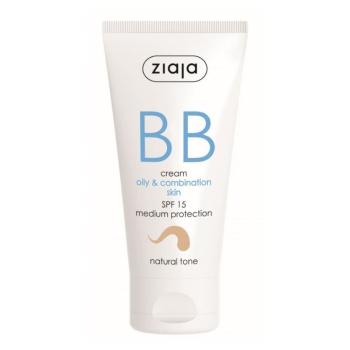 ZIAJA BB krém pre mastnú, zmiešanú pleť tón prirodzený SPF15 50 ml