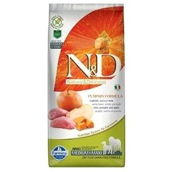 N&D grain free pumpkin dog adult M/L boar & apple 12 kg (8010276033376)