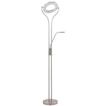 Stojací lampa 18 W stříbrná 180 cm stmívatelná