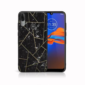 MY ART Silikónový obal Motorola Moto E6 Plus POLYGONAL (150)