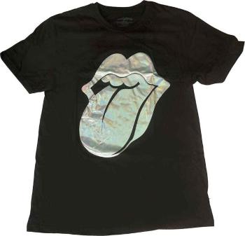 The Rolling Stones Tričko Foil Tongue Womens Black XL