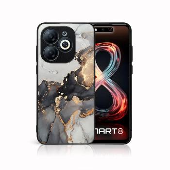 MY ART Ochranný kryt pre Infinix Smart 8 GREY MARBLE (140)