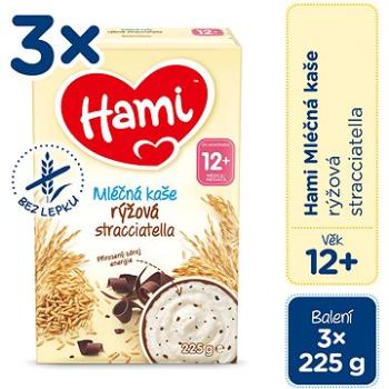 Hami Mliečna kaša ryžová stracciatella 3× 225 g (8590340172533)