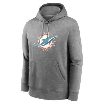 Nike Men's NFL Miami Dolphins Nike Club Fleece Pullover Hoodie grey - L