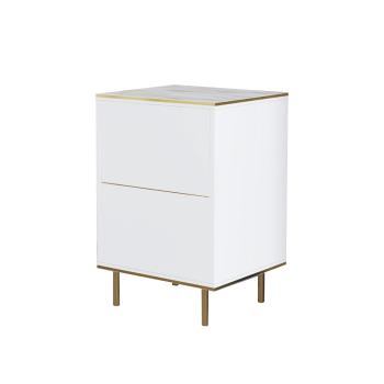 Nočný stolík Imaj Marble White