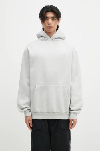 Mikina Butter Goods Basic Pullover Hood pánska, šedá farba, s kapucňou, jednofarebná, BG243203