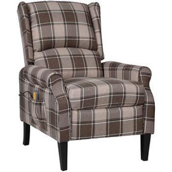 Shumee polohovacie béžové textil, 329303