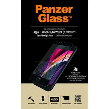 PanzerGlass Edge-to-Edge pre Apple iPhone 6/6s/7/8/SE 2020/SE 2022 čierne (2679)