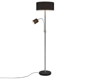 Stojaca lampa Trio Motel nikel 416900207