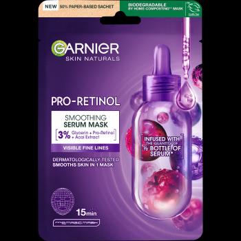 GARNIER Skin Naturals Pro-retinol vyhladzujúca textilná maska so sérom 22 g