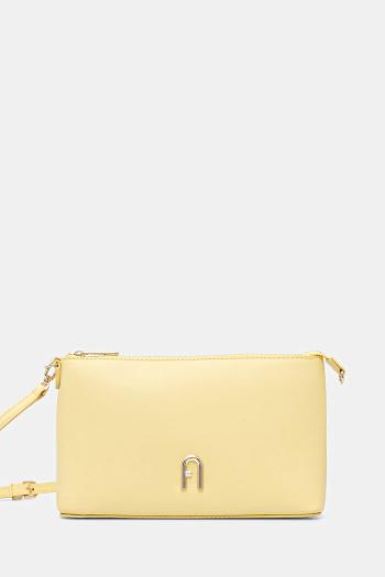 Kožená kabelka Furla žltá farba, WE00615.AX0733.3684S1007