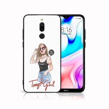 MY ART Ochranný obal Xiaomi Redmi 8 -TOUGH GIRL (131)