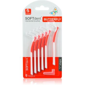 SOFTdent Butterfly S medzizubná kefka 0,5 mm 6 ks