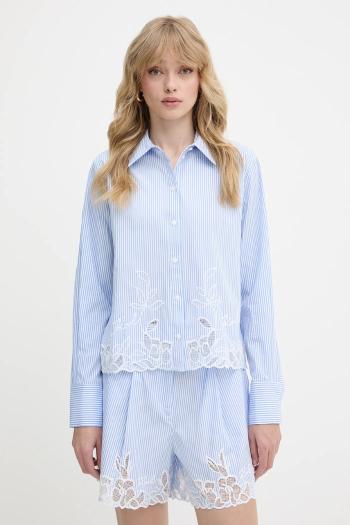Bavlnená košeľa Karl Lagerfeld regular, s klasickým golierom, A2W11028