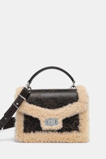 Kabelka The Kooples hnedá farba, AFSEMILYS139
