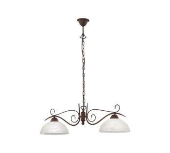 Závesné osvetlenie Reality Country rusty R3432-24