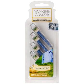 YANKEE CANDLE Clean Cotton Vent Stick 4 ks (5038580004335)