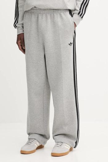 Tepláky adidas Originals Spacer Drill Tp šedá farba, s nášivkou, JX1505