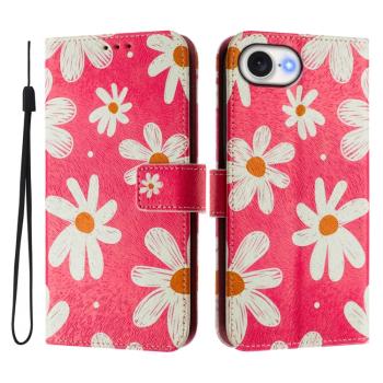 ART Peňaženkový kryt pre Apple iPhone 16e PINK DAISY
