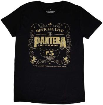 Pantera Tričko 101 Proof Unisex Black XL