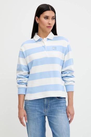 Bavlnená mikina Tommy Jeans vzorovaná, DW0DW20948