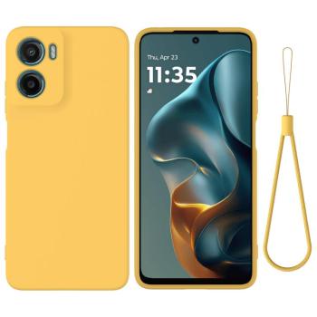 RUBBER Ochranný kryt pre Motorola Moto G05 / Moto E15 žltý