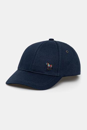 Šiltovka Paul Smith tmavomodrá farba, z tenkej pleteniny, bavlnená, W1A.852DT.POZEB