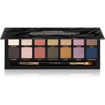 Sigma Beauty Untamed Eyeshadow Palette paletka očných tieňov so zrkadielkom a aplikátorom 19.32 g