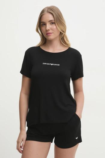 Tričko Emporio Armani Underwear dámske, čierna farba, EW000780 AF12192